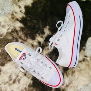 White Converse All Star Low Top
